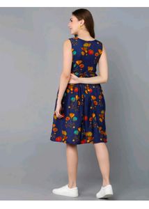 Floral Print Fit &amp; Flare Dress