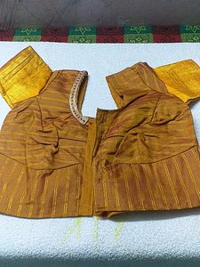 Meroon Checked Semi Soft silk Saree