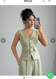 Green waistcoat