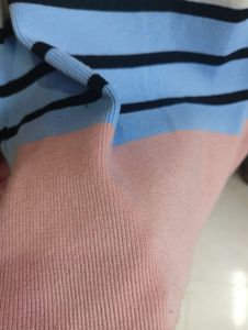 Striped Knit Pullover