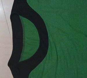 MSYK Black Green Top