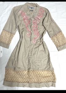 Elegant Embroidered Kurta Dress💘💘