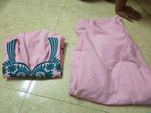 Embroidered Pink suit