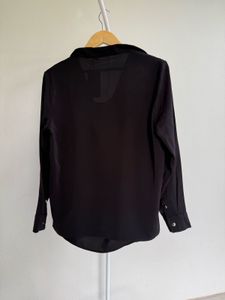 Black Loose Fit Blouse