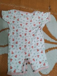 Cute Bunny Print Romper