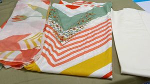 Unstitched Soft Cotton  Suit For Women