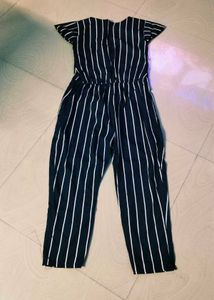 Black &amp; white Colour Jumpsuit