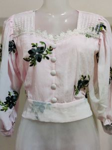 Floral Embroidered Blouse