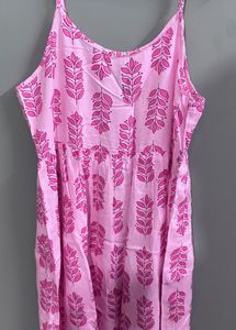 Cute Pink Print Dress