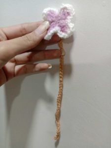 Flower Crochet Bookmark 🌸
