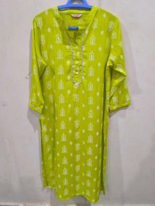 Lemon Green Kurti