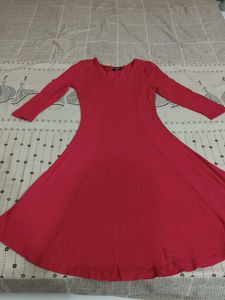 Red Fit & Flare Dress