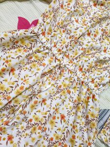 Floral Print Mini Dress