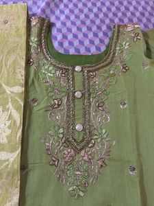 Mehendi Green Kurta