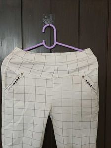 Checkered Casual Pants