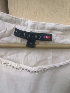 Elegant White Long Sleeve Top