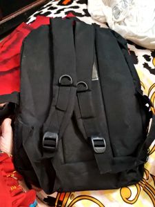 Red &amp; Black Backpack for school