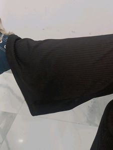 Black Co Ord Set (Streachable)