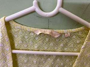 Yellow Embroidered Shrug
