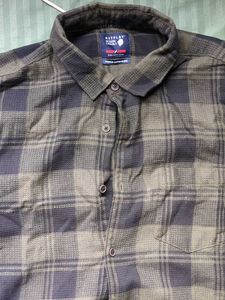 Netplay Cotton Shirt Olive Checked(Like New) 42