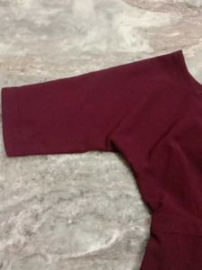Burgundy Mini Dress