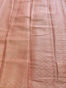 new unused Elegant Peach &amp; Orange Saree