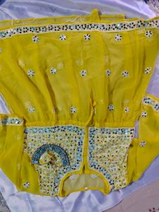 Yellow Floral Embroidered Top