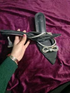 Elegant Heels with Bow Detail