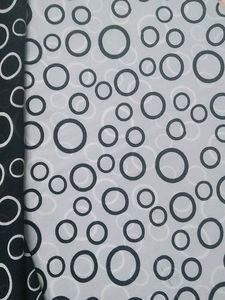 Chiffon Black And White Saree