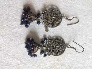 Silver Earrings, Jhumkas