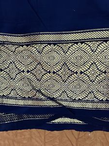 Blue Silk Saree
