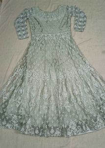 Heavy Gawn With Shrug &amp; Dupatta