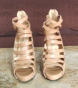 Nude Strappy Heels