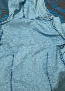 Denim Embroidered Shirt