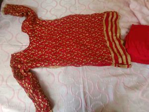 Red bridal suit Set of3