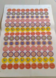 Chocolate Packing Sticker