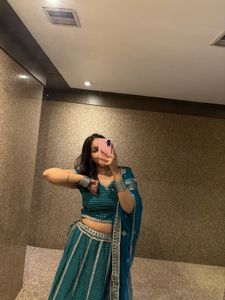 Green Lehenga Choli Set