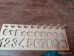 Wooden Number & Shape Sorter