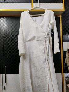 Angrakha White Dress