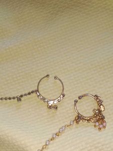 Nose Ring with Chain