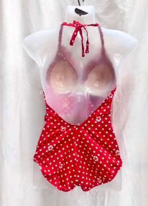 Red Polka Dot Swimsuit