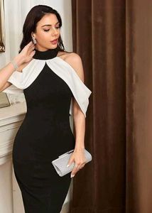 Chic Black & White Dress