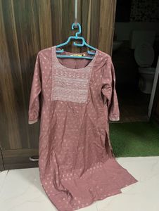 Neww Beautiful Mauve Kurti Size L