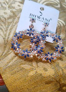 Beautiful Blue Earings <3