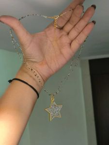 Two In One Resin Star Necklace