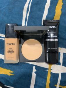 VeryMiss Makeup Bundle - Foundation, Powder,Primer
