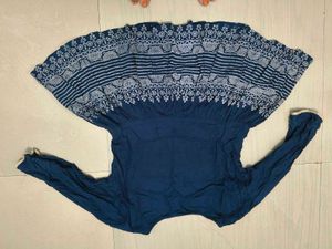 Blue Stylish Short Kurta