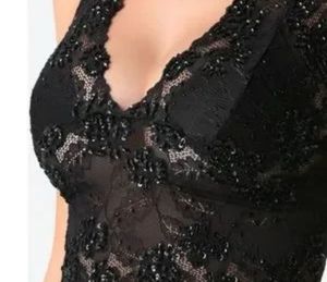 Lace Embellished Top