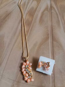 Neckpiece With Earrings 🧡
