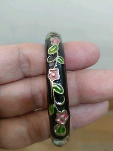 Floral Bangle Bracelet